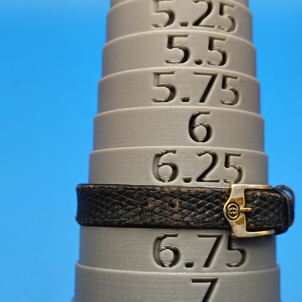 Vintage 1992 Authentic GUCCI 3001L SWISS Women's Quartz Watch Lizard Band‎ - Picture 14 of 14